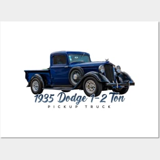 1935 Dodge 1-2-Ton Pickup Truck Posters and Art